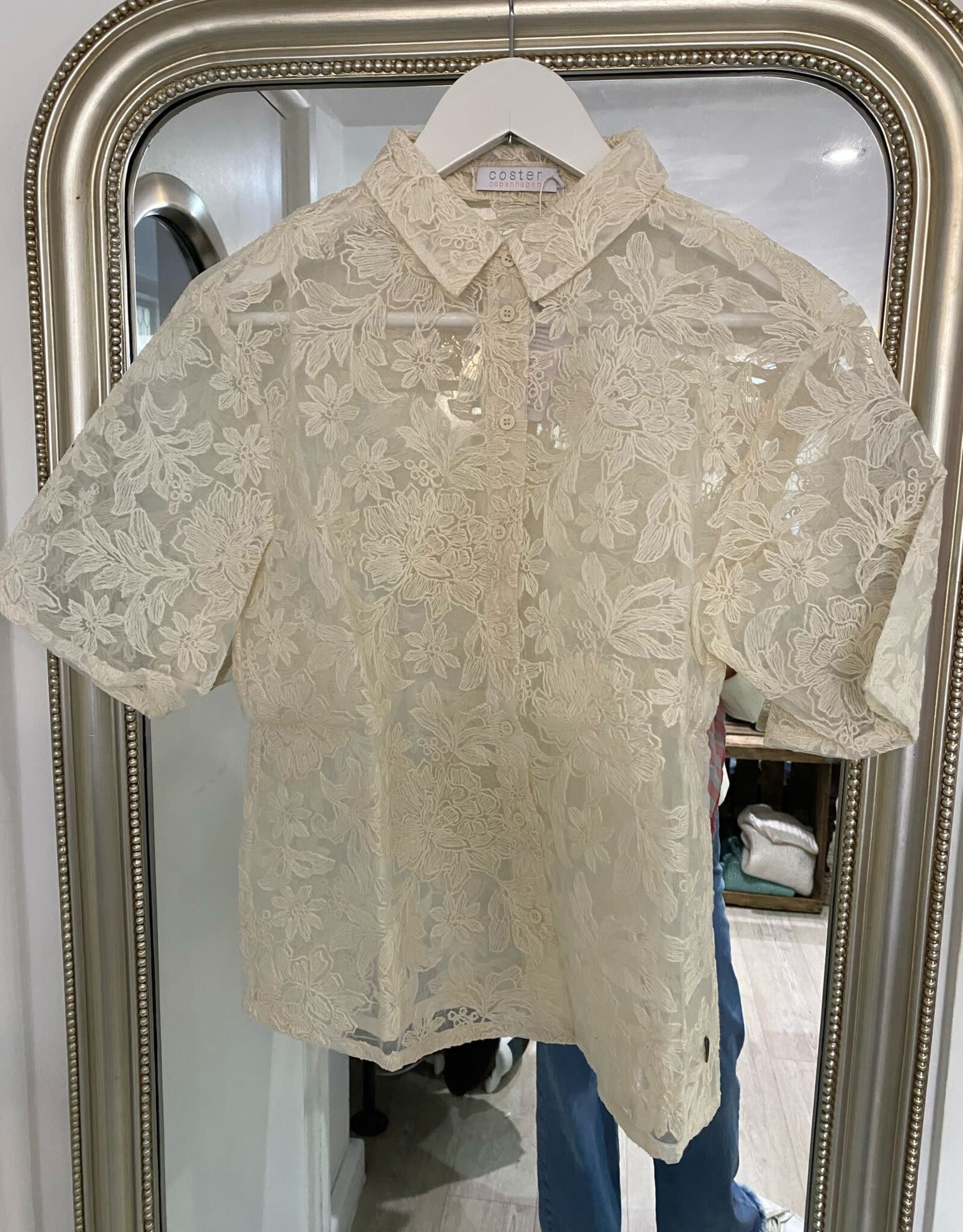 COSTER COPENHAGEN COSTER LACE BLOUSE / SHIRT 241-1125 SS24