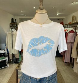 COSTER COPENHAGEN COSTER T-SHIRT W/ KISSING LIPS 241-1143 SS24