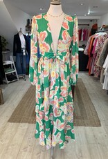 BY MALINA BY MALINA MIMMI TIE FRONT CHIFFON BEACH DRESS SS24