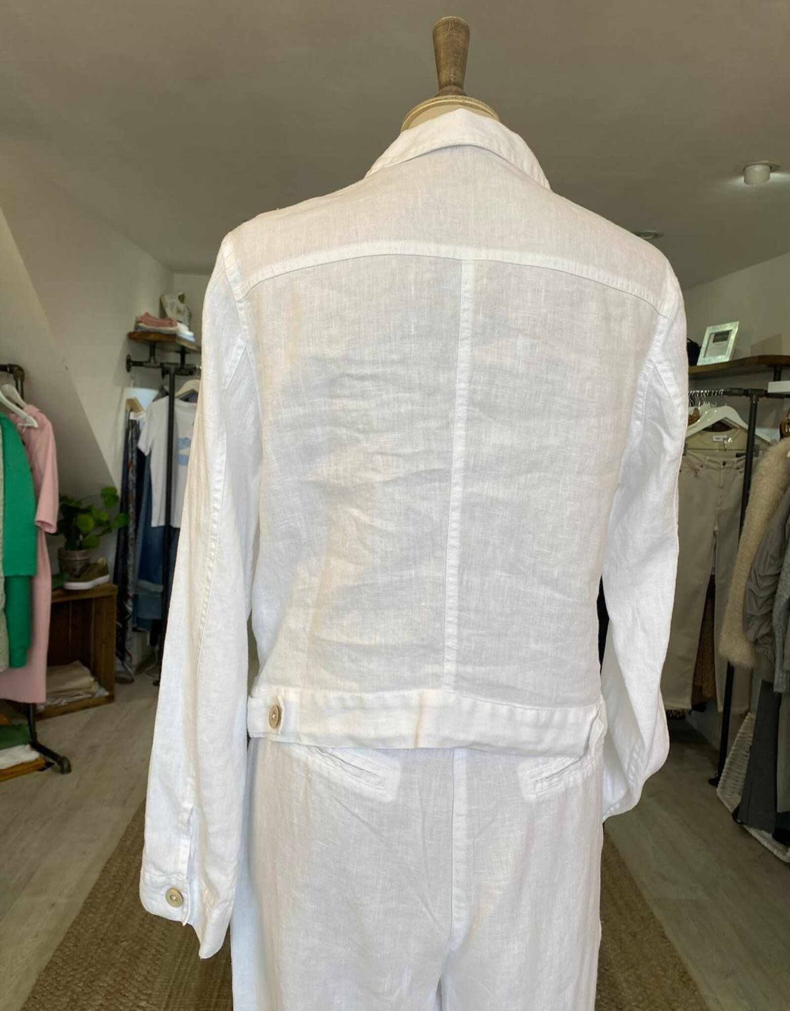 HARIS LINEN OF GREECE HARIS L/S 100% LINEN JACKET JKT2165