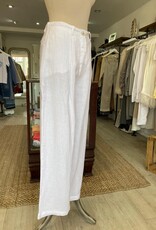 HARIS LINEN OF GREECE HARIS LINEN WIDE LEG  HIGH WAISTED TROUSERS PNT7018