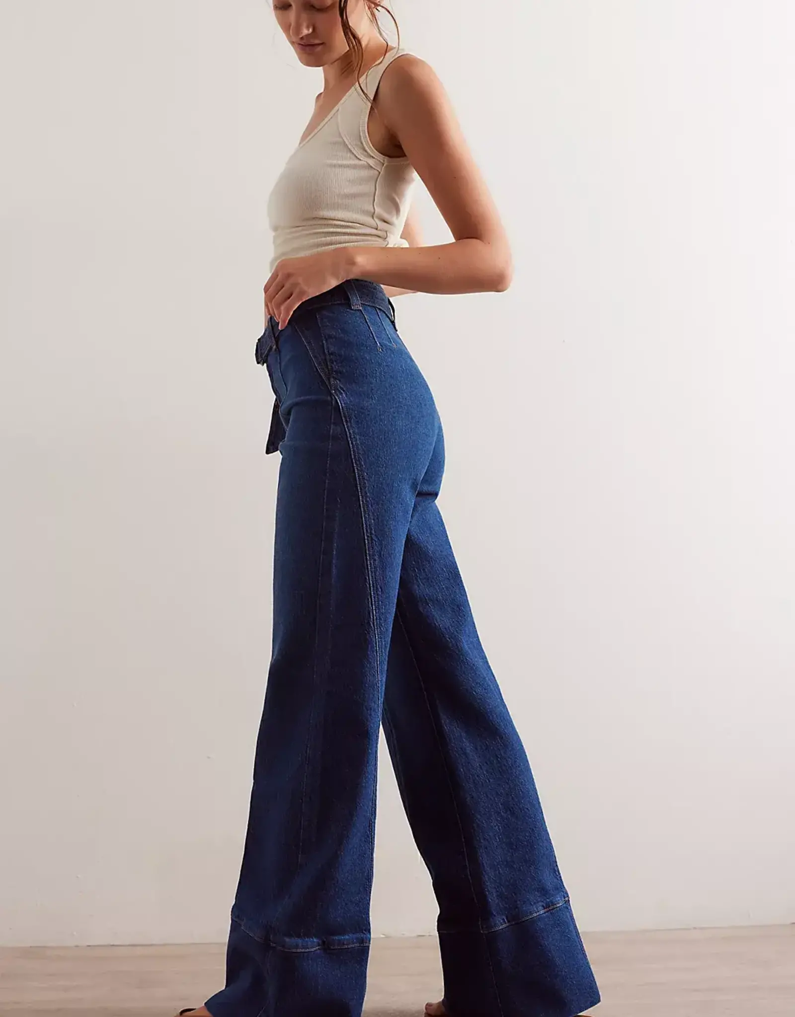 FREE PEOPLE RYLA A LINE JEANS BY FREE PEOPLE AW24