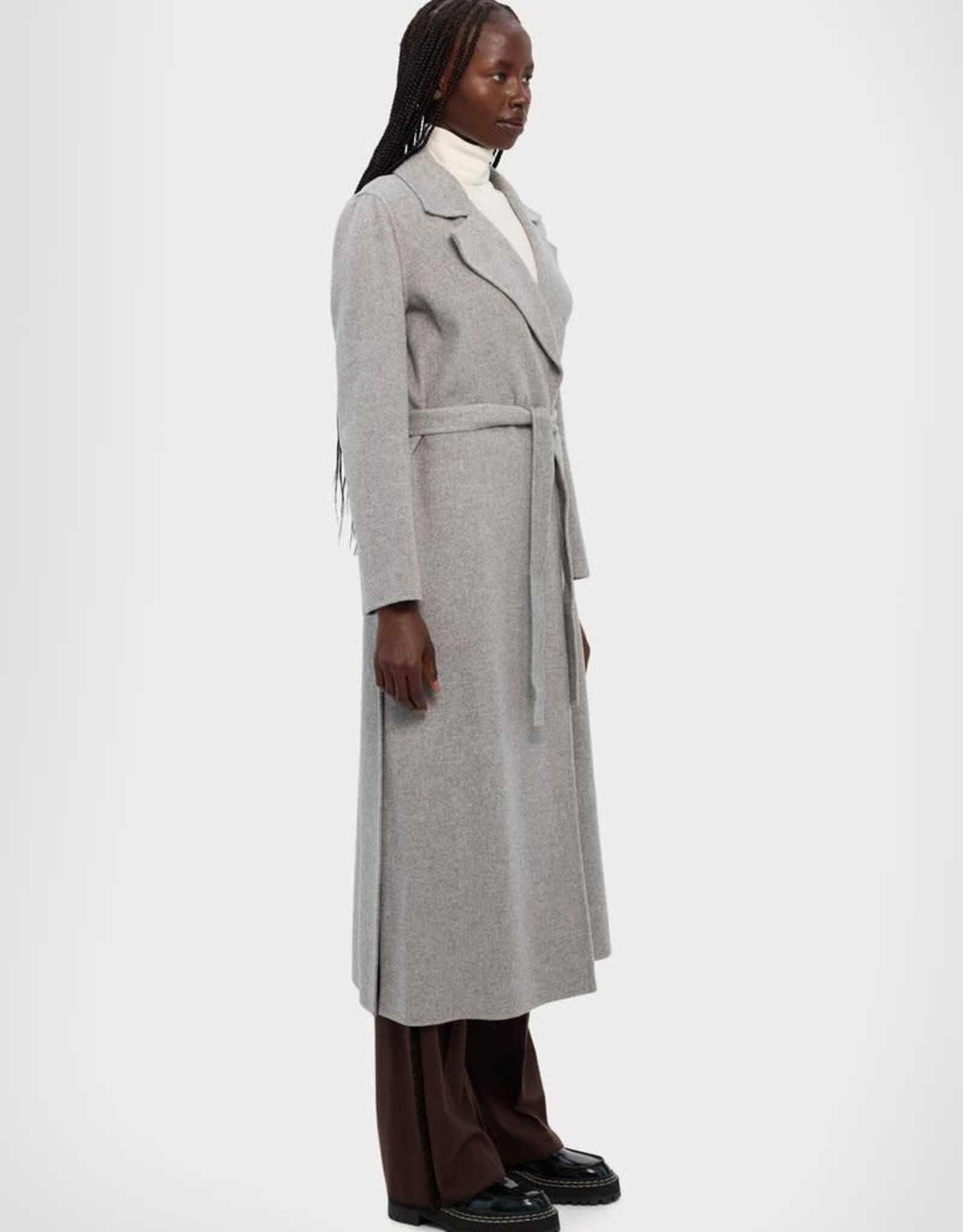 MARELLA BY MAX MARA ARDENZA LONG COAT WITH SIDE SLITS BY MARELLA