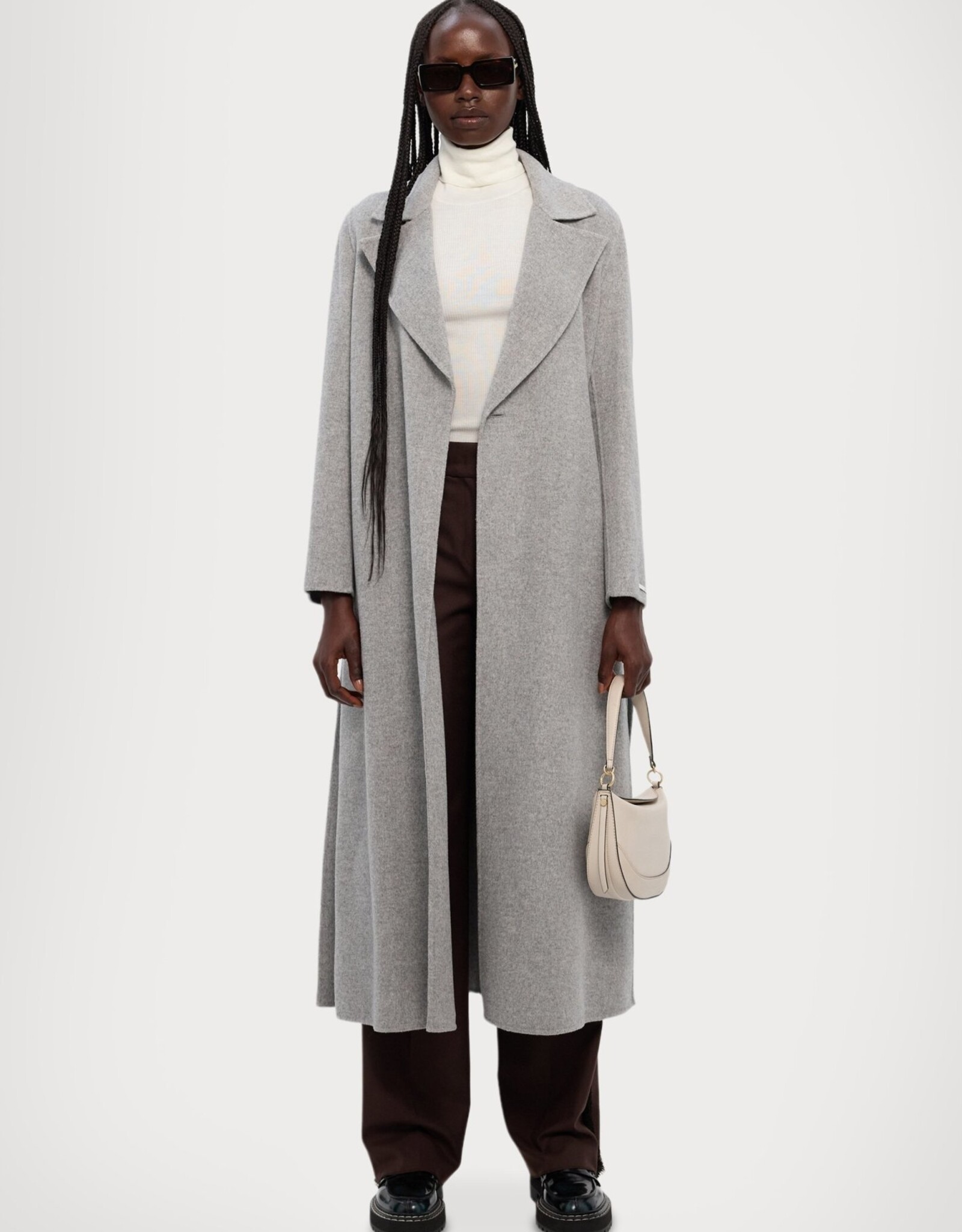 MARELLA BY MAX MARA ARDENZA LONG COAT WITH SIDE SLITS BY MARELLA