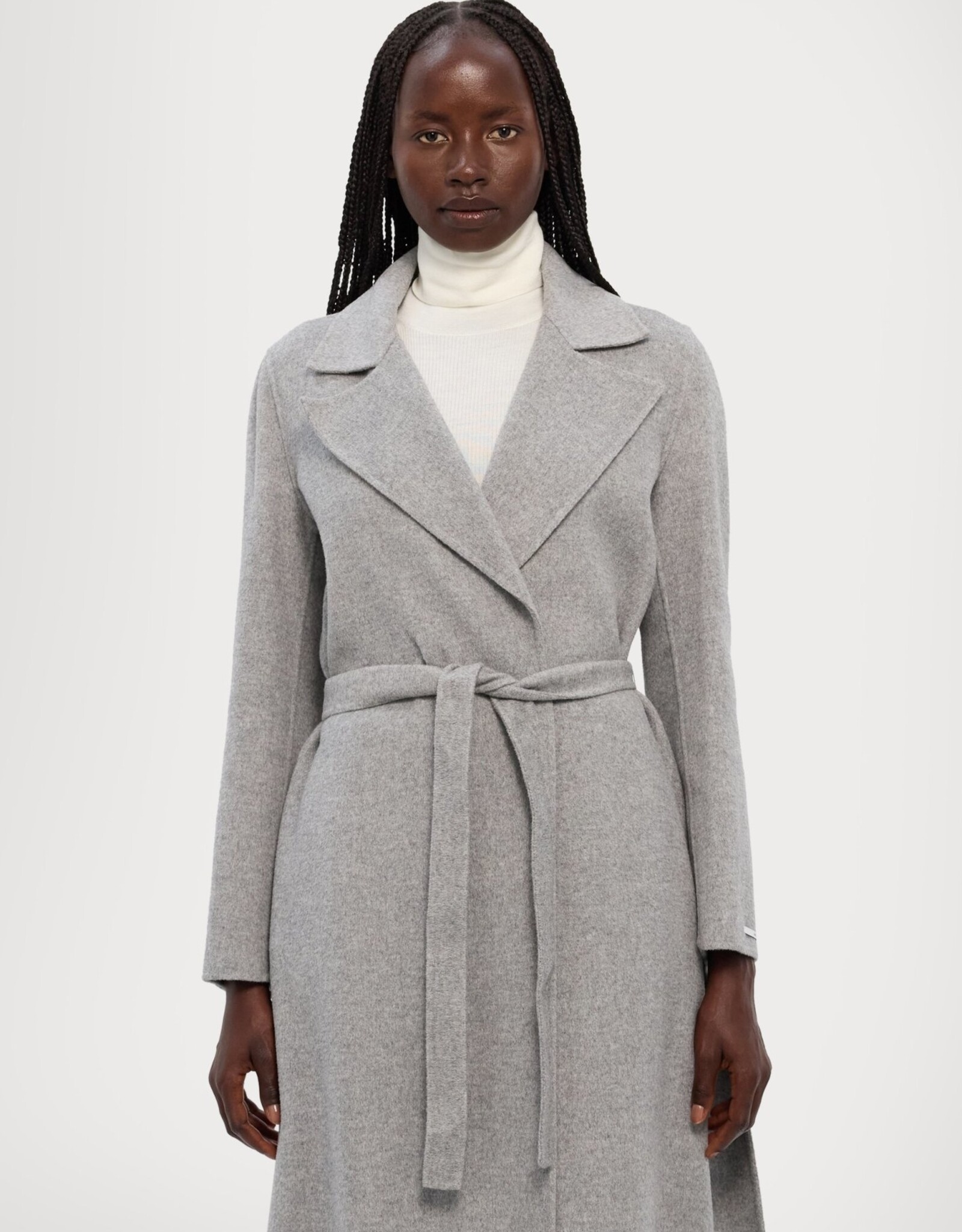 MARELLA BY MAX MARA ARDENZA LONG COAT WITH SIDE SLITS BY MARELLA