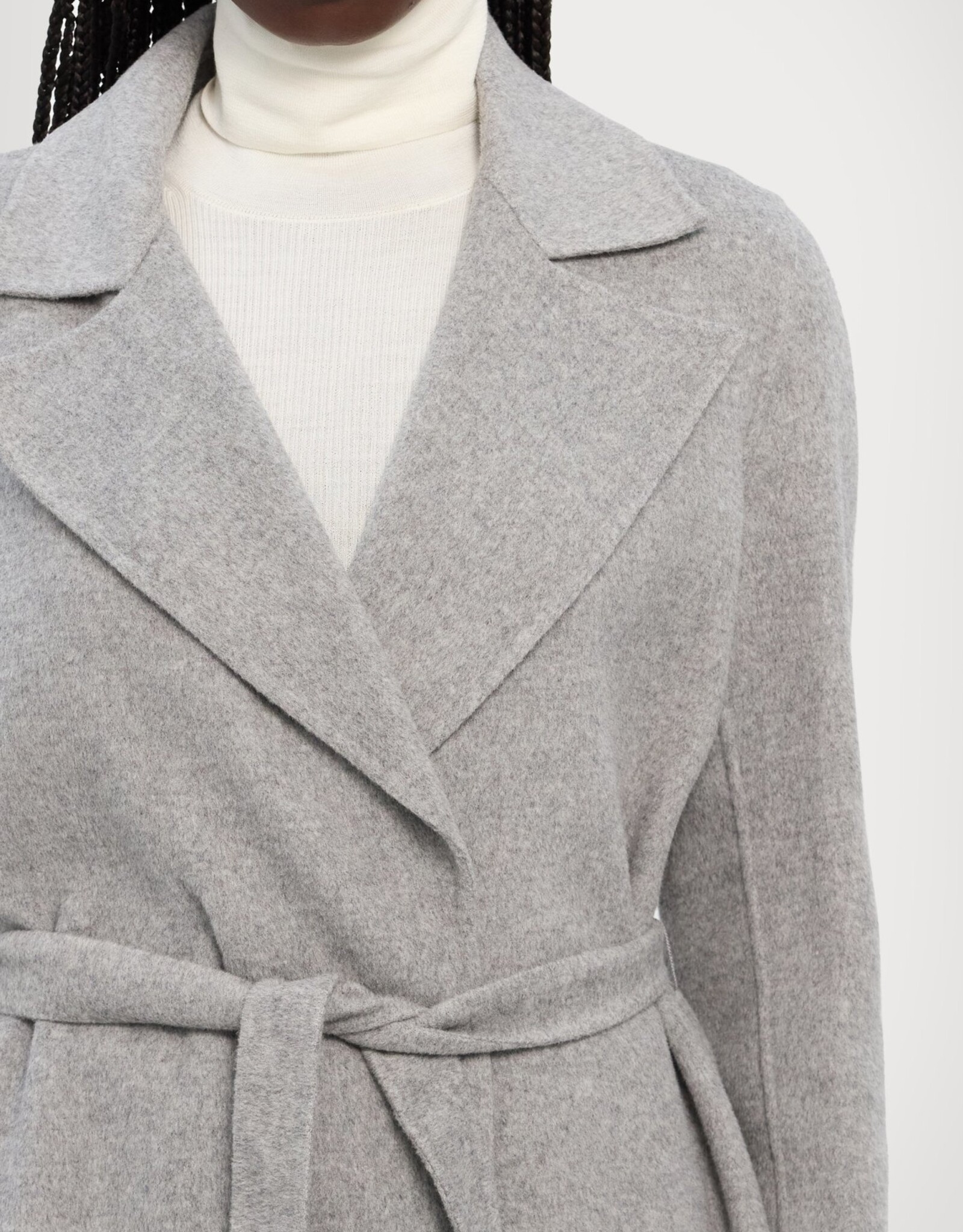 MARELLA BY MAX MARA ARDENZA LONG COAT WITH SIDE SLITS BY MARELLA
