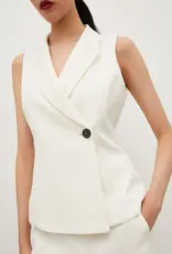 MARELLA BY MAX MARA PINCIO DOUBLE-BREASTED SLEEVELESS BLAZER BY MARELLA