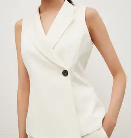 MARELLA BY MAX MARA PINCIO DOUBLE-BREASTED SLEEVELESS BLAZER BY MARELLA
