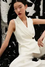 MARELLA BY MAX MARA PINCIO DOUBLE-BREASTED SLEEVELESS BLAZER BY MARELLA