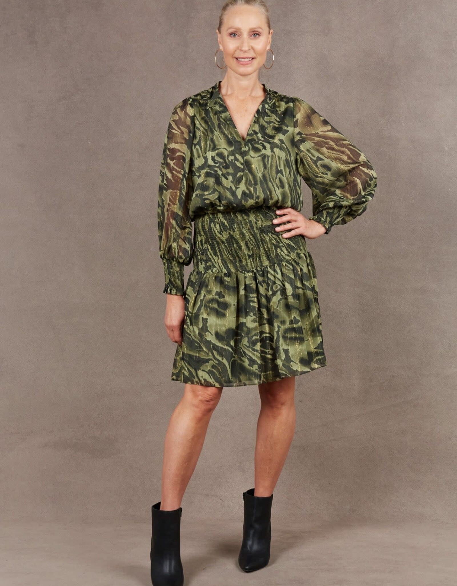 EB&IVE BANTU DRESS IN FERN BY EB & IVE