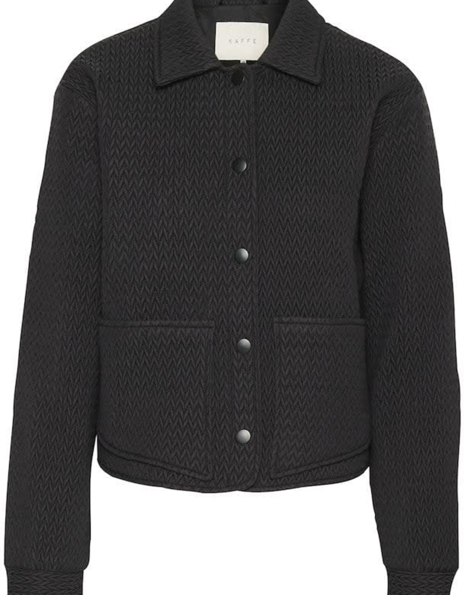 KAFFE KARANDY JACKET BY KAFFE IN DEEP BLACK