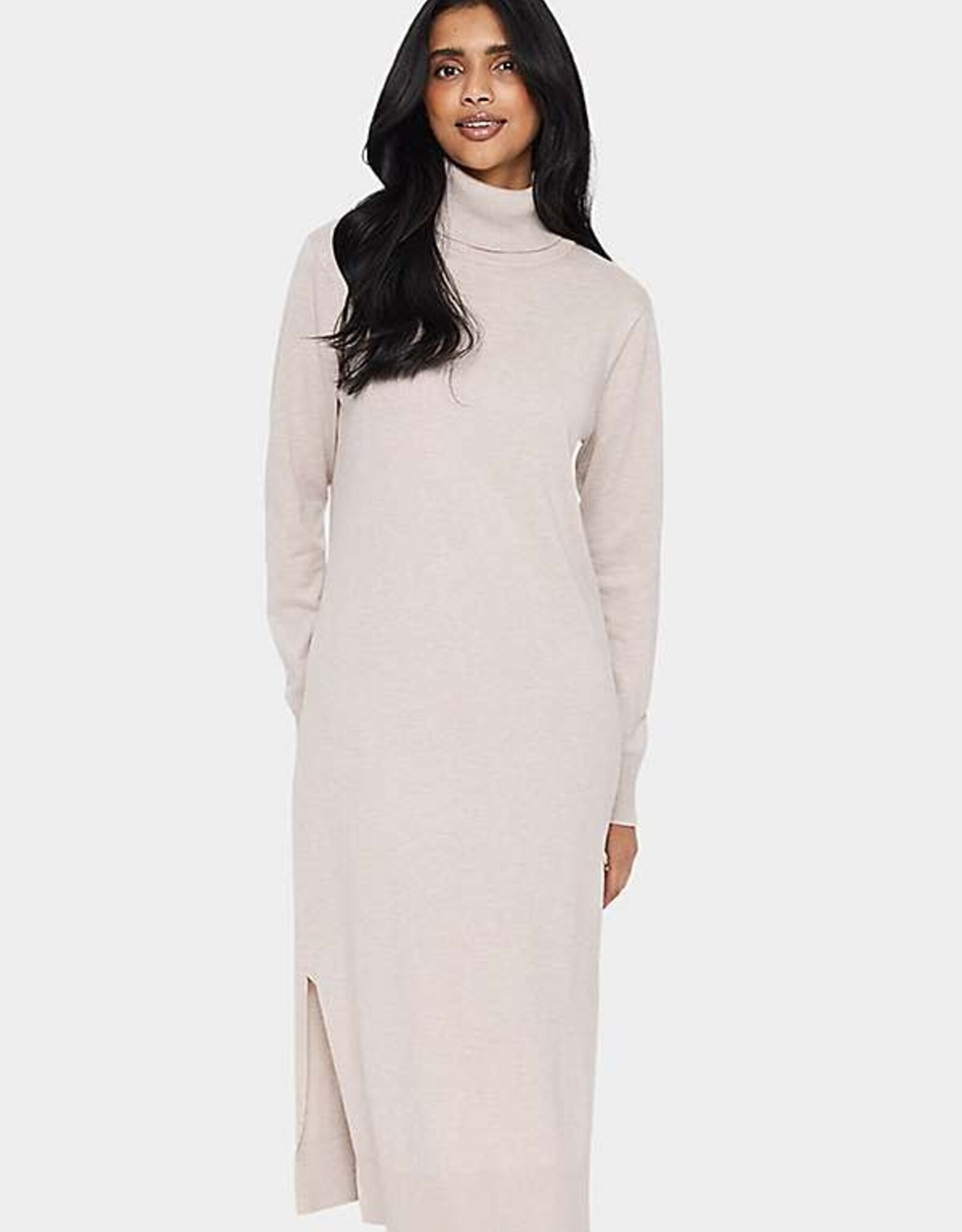 SAINT TROPEZ MILA ROLL NECK LONG DRESS SAINT TROPEZ 30511420