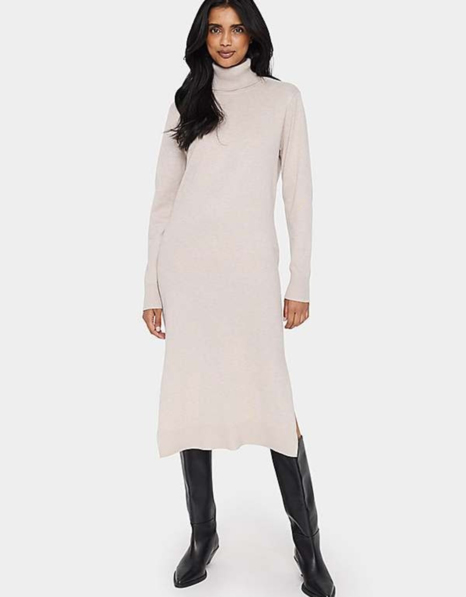 SAINT TROPEZ MILA ROLL NECK LONG DRESS SAINT TROPEZ 30511420