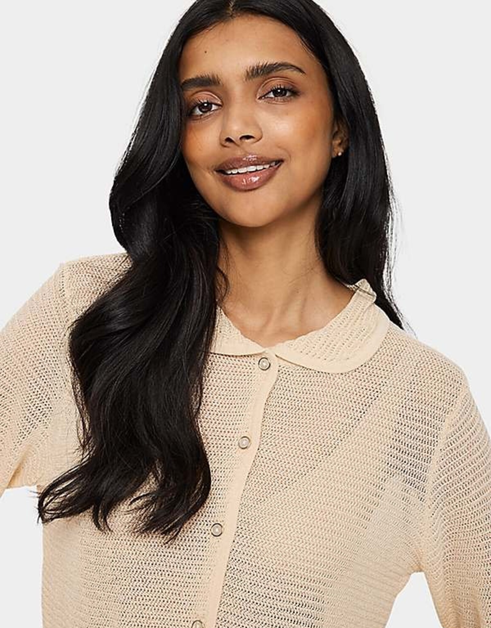 SAINT TROPEZ (15) GIZETTESZ CARDIGAN BY SAINT TROPEZ IN CREME 30513475