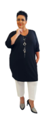 Dress Rina Travel  3/4 Sleeve Dress Rina Travel  3/4 Sleeve