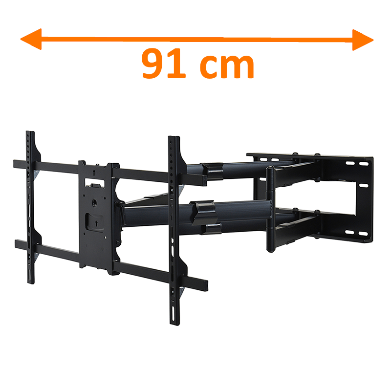 Dq Reach Xxl 91 Cm Black Tv Beugel Extra Lange Tv Beugel Lcdwandbeugels Nl