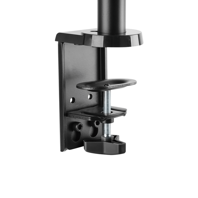 DQ  Dubbele Monitorarm zwart - met Gasveer