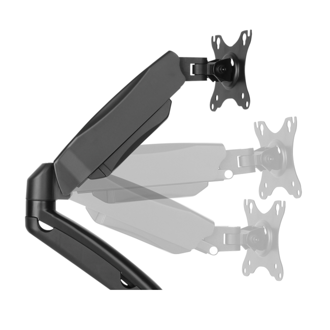 DQ  Aris 2 Dubbele Monitorarm zwart