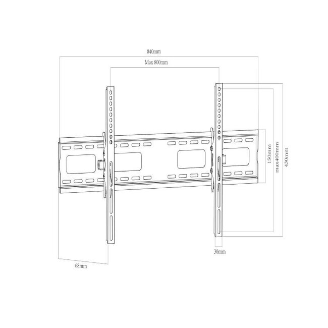 DQ   Pallas Flex Kantelbare TV Beugel