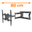 XTRARM  Tantal Fixed 80 cm TV Beugel Draaibaar - 2e Kans