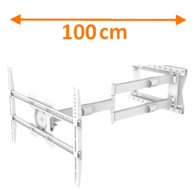 XTRARM  Crius 100 cm Rotate 600 TV Beugel White