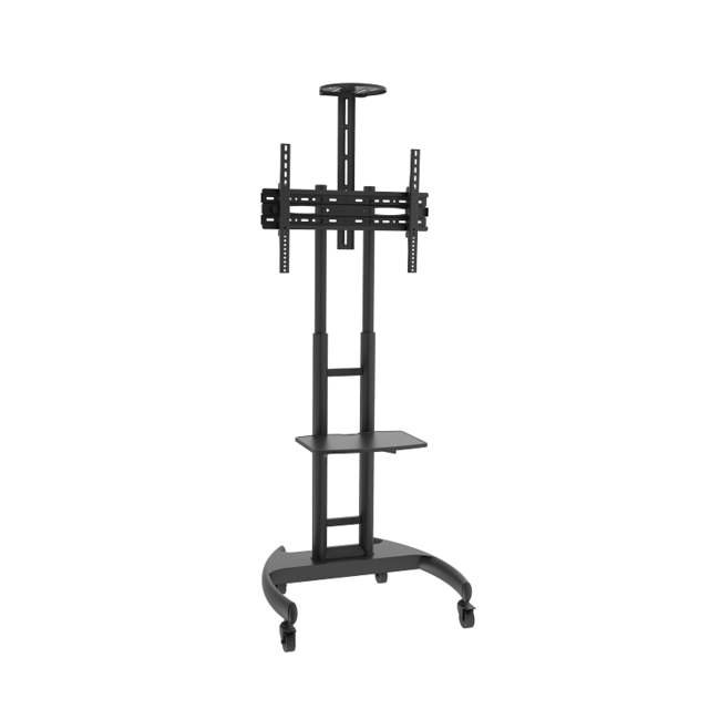 DQ  Filia Verrijdbare TV Vloerstandaard Zwart