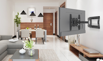 Tv beugel | Nedis | 43 tot 100 inch (Draai, zwenk en kantelbaar, Max. 70 kg