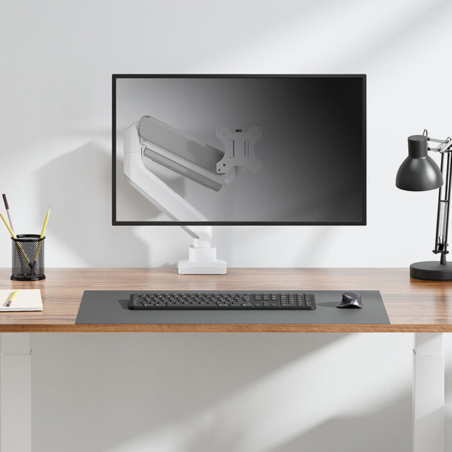 Neomounts DS70-450WH1 Monitorarm 17-42" - gasveer - Topfix - 180°-stop