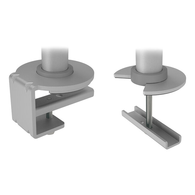 Dataflex Viewgo Dubbele Monitorarm Zilver- bureau 132