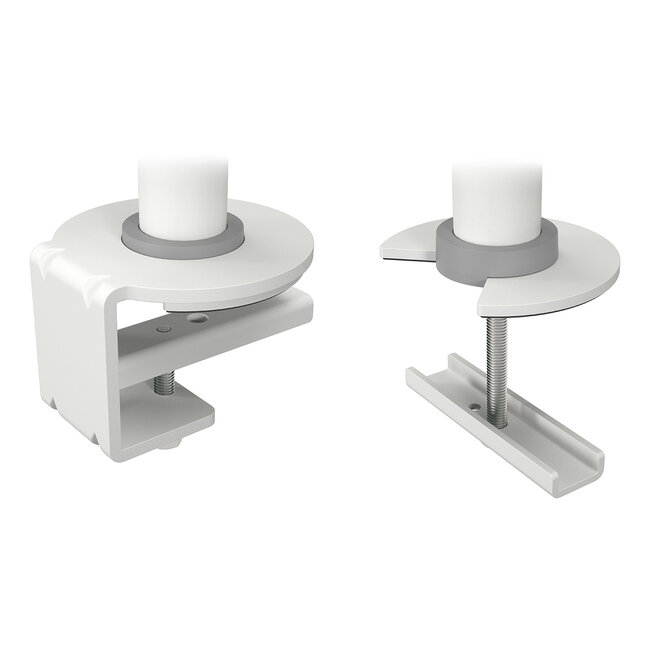 Dataflex Viewgo Dubbele Monitorarm Wit - bureau 130