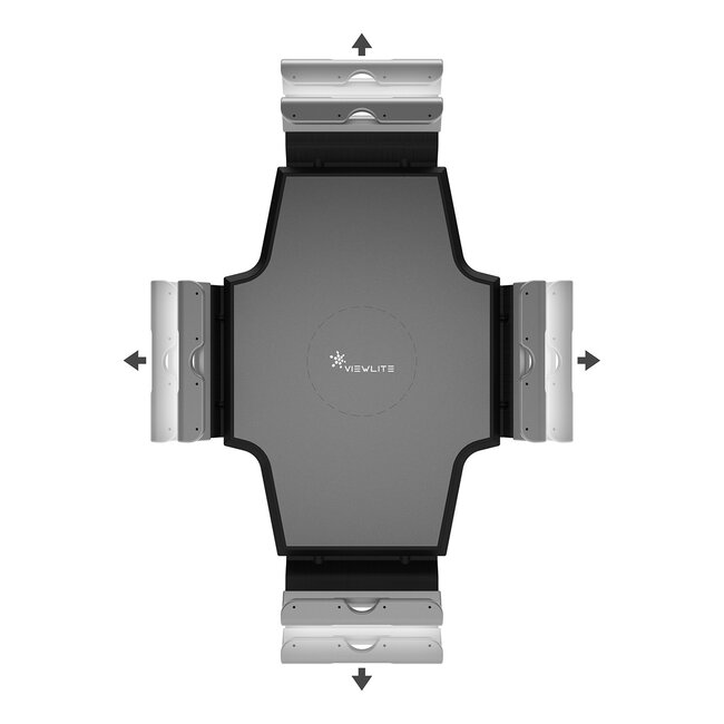 Dataflex Viewlite universele tablethouder Zwart - optie 053