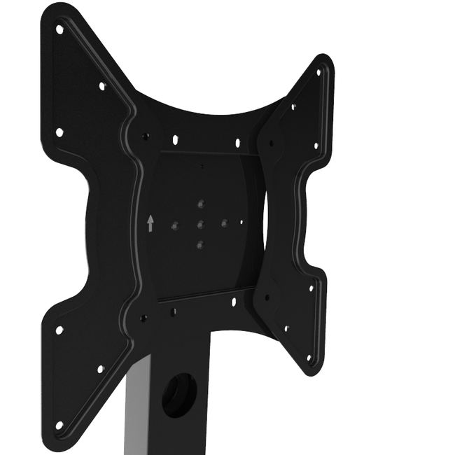 XTRARM  Cosmo TV Vloerstandaard  Zwart Verrijdbaar