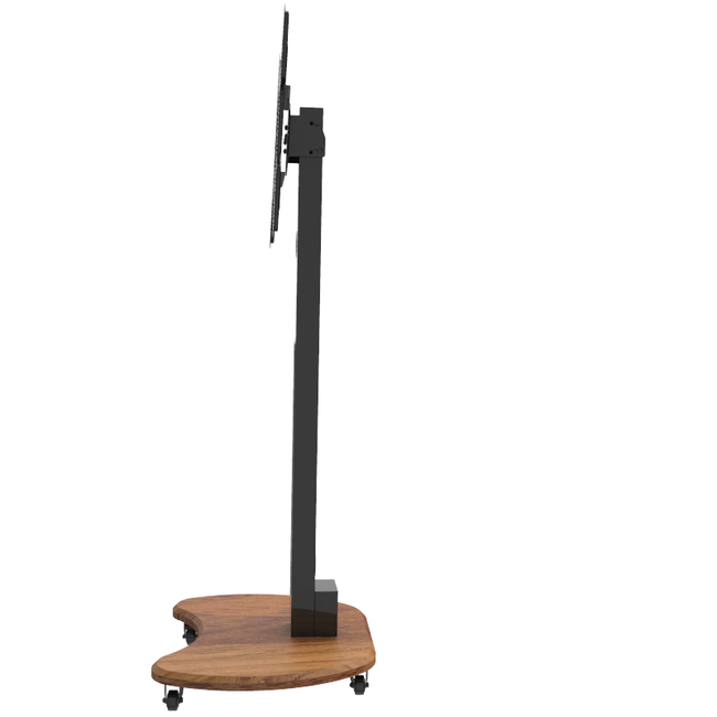 XTRARM  Cosmo TV Vloerstandaard  Walnoot Verrijdbaar
