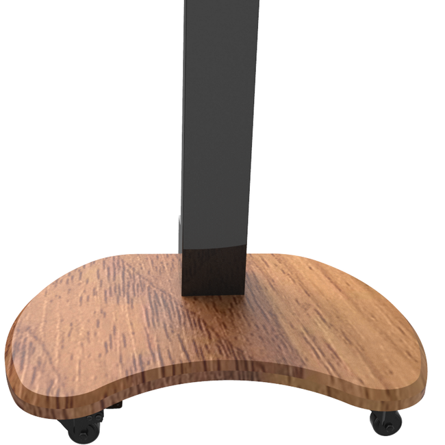 XTRARM  Cosmo TV Vloerstandaard  Walnoot Verrijdbaar