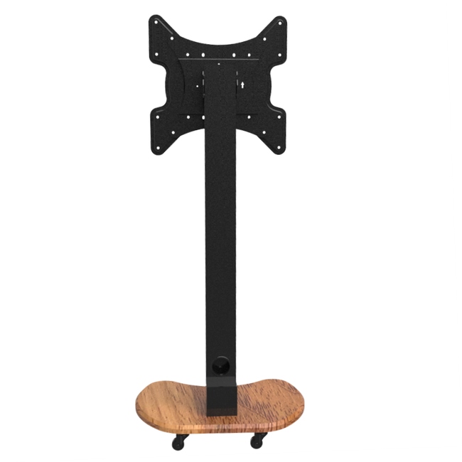 XTRARM  Cosmo TV Vloerstandaard  Walnoot Verrijdbaar