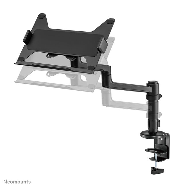 Neomounts DS20-425BL1 Laptophouder monitorarm 11.6-17.3" - ruimtebesparend