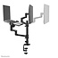 Neomounts DS20-425BL2 Monitorarm met laptophouder 17-27" - ruimtebesparend