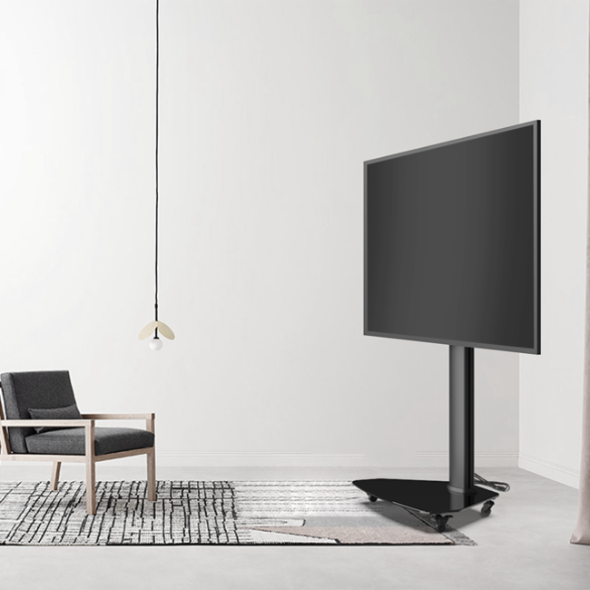 XTRARM  Proton 100 Verrijdbare TV Standaard Zwart