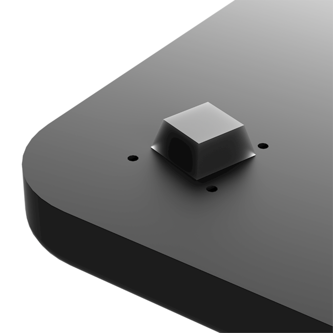 XTRARM  Arius TV Standaard Zwart met X Voet