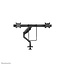 Neomounts DS75S-950BL2 Monitorarm 17-32" - gasveer - Topfix - 180°-stop