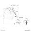 Neomounts DS70-250BL1 Monitorarm 17-35 inch - gasveer - Topfix - 180°-stop