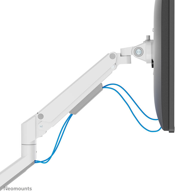 Neomounts DS70-250WH1 Monitorarm 17-35 inch - gasveer - Topfix - 180°-stop