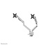 Neomounts DS70-250SL2 Monitorarm 17-32 inch - gasveer - Topfix - 180°-stop