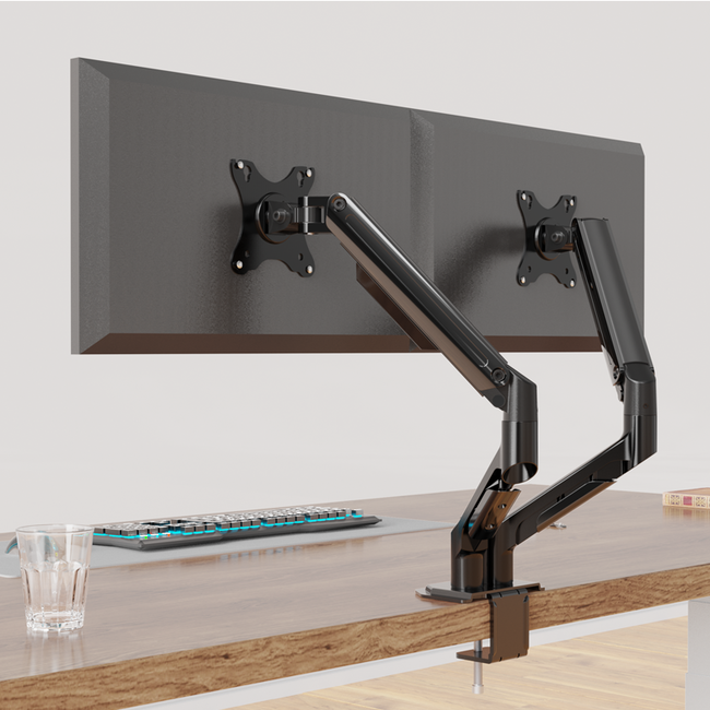 DQ  Milla  Dubbele Monitorbeugel t/m 32 inch