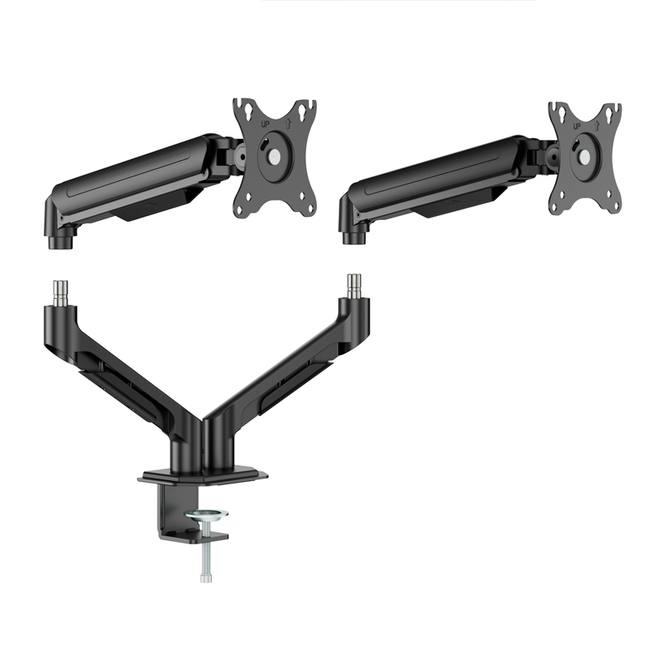 DQ  Milla  Dubbele Monitorbeugel t/m 32 inch
