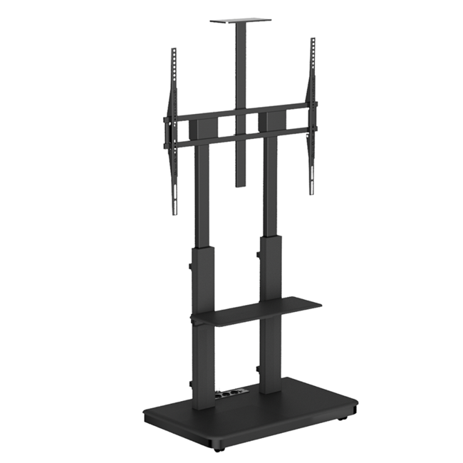 XTRARM  Duolite Verrijdbare TV Vloerstandaard Zwart