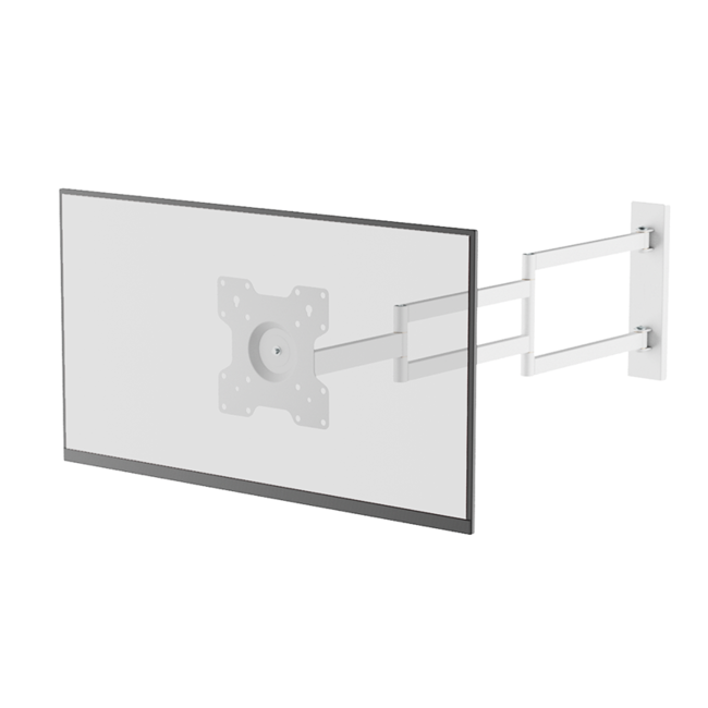 XTRARM  Axis XL 108,5 cm Draai- en Kantelbare TV Beugel Wit