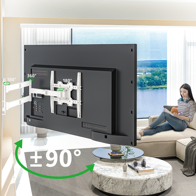 XTRARM  Ferrom 120 cm TV Beugel White