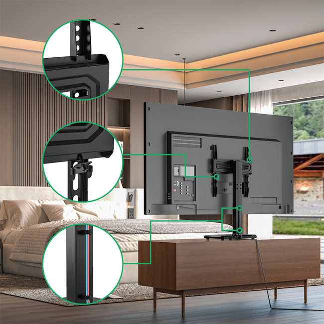 XTRARM  XTR TS1020 TV Tafelstandaard - zwart - 32-65 inch