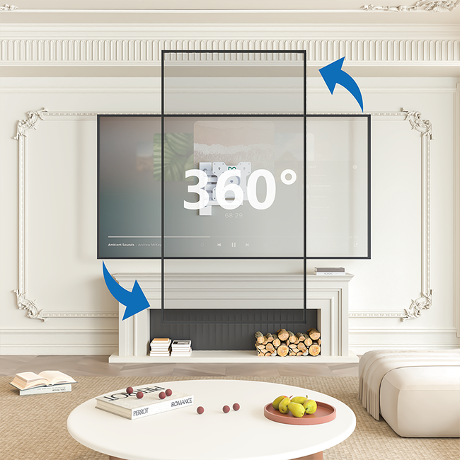 DQ  Rotate XL White 70 cm TV Beugel